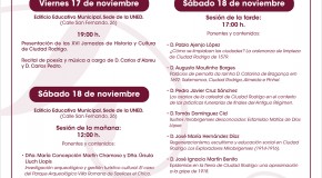 Próxima celebración de las XVI Jornadas de Historia y Cultura de Ciudad Rodrigo 2023