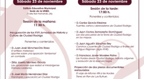 XVII JORNADAS DE HISTORIA Y CULTURA DE CIUDAD RODRIGO